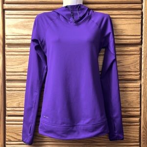 🛍️ Nike Pro Dri-Fit Hyperwarm Pull-on Active Running Top w/ Hood • Women's XS